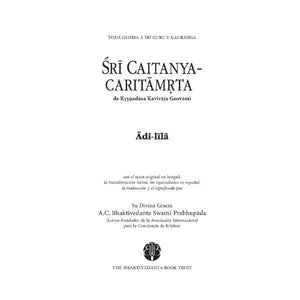 Sri Caitanya Caritamrta (Edición lujo) 4 tomos.