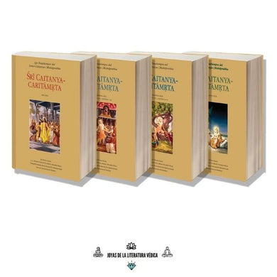 Sri Caitanya Caritamrta (Edición lujo) 4 tomos.